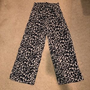 Animal print dress/casual pants.